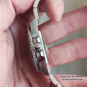 CF DD3285 GMT Master II 126710 GRNR 40mm Clean 904L Black/Gray Bezel Black Dial Osyter Bracelet - Image 4