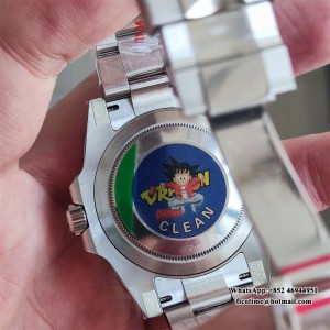 CF DD3285 GMT Master II 126710 GRNR 40mm Clean 904L Black/Gray Bezel Black Dial Osyter Bracelet - Image 5