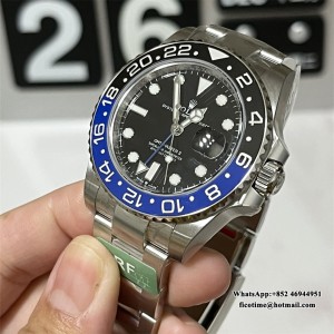 ARF V3 VR3285 GMT Master II 126710 Batman 40mm Oyster Bracelet Black Dial - Image 3