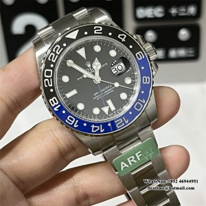ARF V3 VR3285 GMT Master II 126710 Batman 40mm Oyster Bracelet Black Dial - Image 8