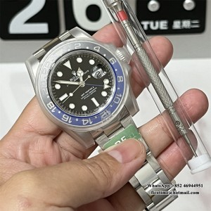 ARF V3 VR3285 GMT Master II 126710 Batman 40mm Oyster Bracelet Black Dial - Image 9
