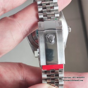 Clean CF VR3235 Datejust 126334 41mm Jubilee Bracelet Black Dial Diamond Marker - Image 2