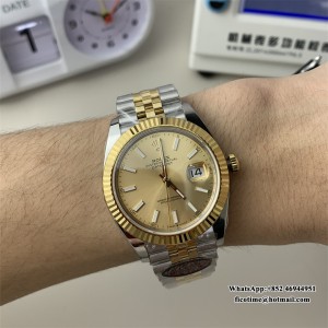 Clean DateJust 41mm 126333 Clean CF YG/SS YG Dial Jubilee Bracelet VR3235 - Image 3
