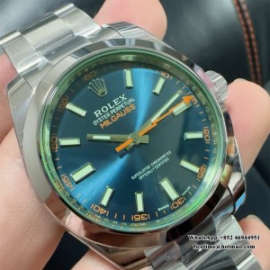VSF Milgauss 116400GV 904L 40mm Blue Dial Green Crystal VS3131 - Image 9
