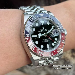 VSF V3 DD3285 GMT Master II 126710 Pepsi Jubilee Bracelet 40mm Black Dial - Image 6