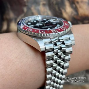 VSF V3 DD3285 GMT Master II 126710 Pepsi Jubilee Bracelet 40mm Black Dial - Image 7