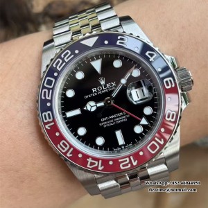 VSF V3 DD3285 GMT Master II 126710 Pepsi Jubilee Bracelet 40mm Black Dial - Image 8