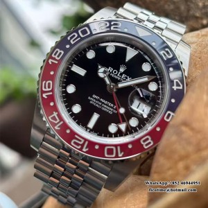 VSF V3 DD3285 GMT Master II 126710 Pepsi Jubilee Bracelet 40mm Black Dial - Image 9