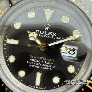 VSF Sea-Dweller 126603 43MM YG/SS Black Dial YG/SS Bracelet VS3235 - Image 4