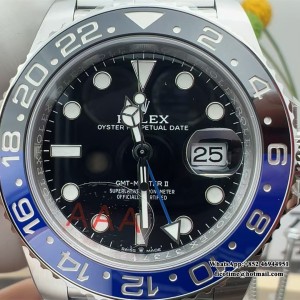 VSF DD3285 GMT Master II 126710 Batgirl 40mm Jub SS/SS Black Dial - Image 5
