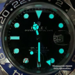 VSF DD3285 GMT Master II 126710 Batgirl 40mm Jub SS/SS Black Dial - Image 8