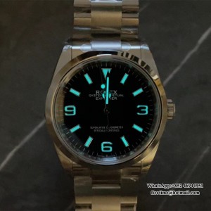 VSF VS3230 Explorer I 124270 36mm SS Bracelet Black Dial - Image 9