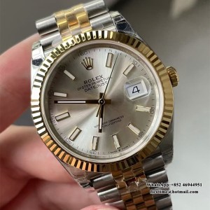 VSF VS3235 Datejust 126333 41mm Jubilee Bracelet SS/YG Silver Dial - Image 3