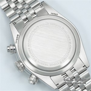 ZF DD7750 Tudor Black Bay Chrono 316L 41mm SS Bracelet White Dial - Image 9