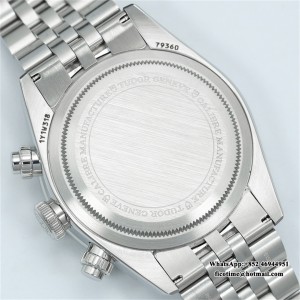 ZF DD7750 Tudor Black Bay Chrono 316L 41mm SS Bracelet Blue Dial - Image 9