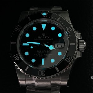 VSF VS3135 Submariner 40mm 116610LN Ceramic Black Dial 904L SS Bracelet - Image 6