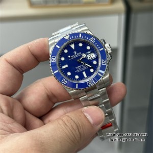 VSF VS3135 Submariner 40mm 116610LB Ceramic Blue Dial 904L SS Bracelet - Image 5