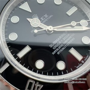 VSF VS3230 Submariner No Date 41mm 124060 Ceramic Black Dial 904L SS Bracelet - Image 3