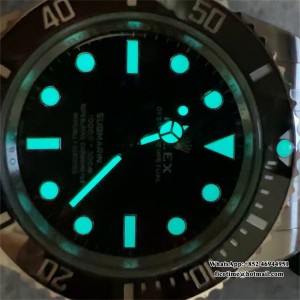VSF VS3230 Submariner No Date 41mm 124060 Ceramic Black Dial 904L SS Bracelet - Image 9