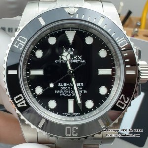 VSF VS3130 Submariner No Date 40mm 114060 Ceramic Black Dial 904L SS Bracelet - Image 9