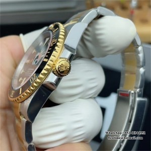 VSF VS3135 Submariner 40mm 116613LN Ceramic Black Dial 904L YG/SS Bracelet - Image 5