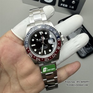 C+F DD3285 GMT-Master II  126710 BLRO Blue/Red Ceramic Bezel 904L Oyster Bracelet - Image 4