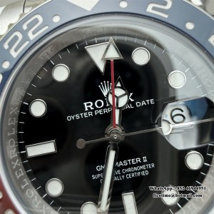 C+F DD3285 GMT-Master II  126710 BLRO Blue/Red Ceramic Bezel 904L Oyster Bracelet - Image 8