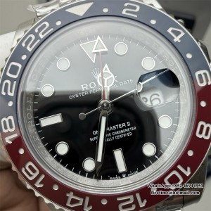 C+F DD3285 GMT-Master II  126710 BLRO Blue/Red Ceramic Bezel 904L Oyster Bracelet - Image 9