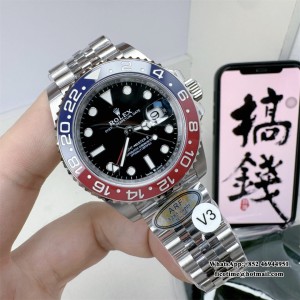 ARF SH3285 GMT-Master II  126710 BLRO Blue/Red Ceramic Bezel 904L Jubilee Bracelet - Image 3