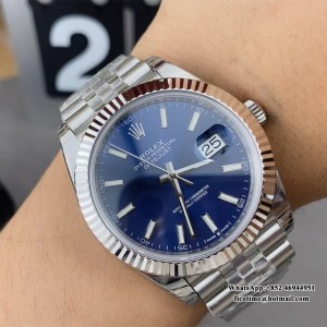 VSF VS3235 DateJust 41mm 126334 Fluted Bezel Blue Dial Jubilee Bracelet - Image 7