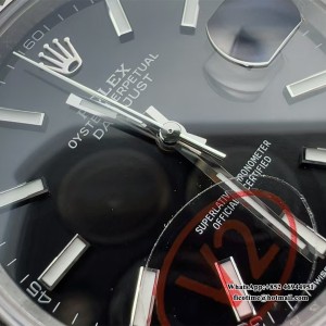 VSF VS3235 DateJust 41mm 126334 Fluted Bezel Black Dial Jubilee Bracelet - Image 2