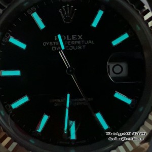 VSF VS3235 DateJust 41mm 126334 Fluted Bezel Black Dial Jubilee Bracelet - Image 9