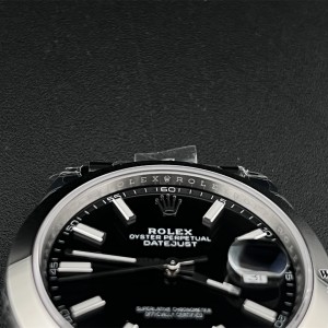 VSF VS3235 DateJust 41mm 126300 Smooth Bezel Black Dial Jubilee Bracelet - Image 7