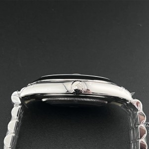 VSF VS3235 DateJust 41mm 126300 Smooth Bezel Black Dial Jubilee Bracelet - Image 8