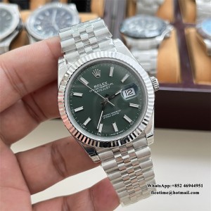 VSF VS3235 DateJust 41mm 126334 Fluted Bezel Mint Green Dial Jubilee Bracelet - Image 2