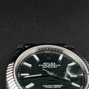 VSF VS3235 DateJust 41mm 126334 Fluted Bezel Mint Green Motif Dial Jubilee Bracelet - Image 7