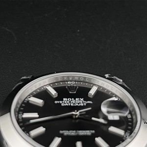VSF VS3235 DateJust 41mm 126300 Smooth Bezel Grey Dial Oyster Bracelet - Image 7