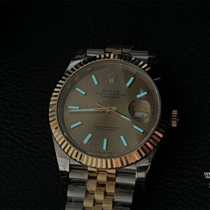 VSF VS3235 DateJust 41mm  Fluted Bezel YG Dial YG/SS Jubilee Bracelet - Image 9