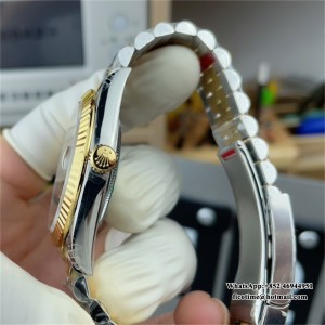 VSF VS3235 DateJust 41mm  Fluted Bezel Black Dial YG/SS Jubilee Bracelet - Image 3