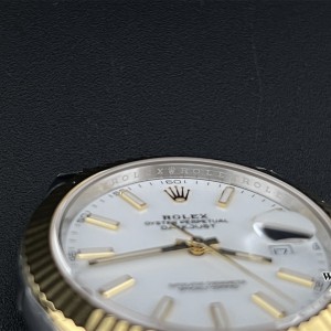 VSF VS3235 DateJust 41mm  Fluted Bezel White Dial YG/SS Jubilee Bracelet - Image 6