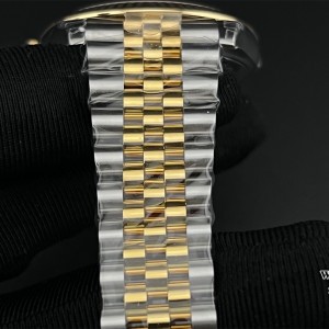 VSF VS3235 DateJust 41mm  Fluted Bezel Silver Dial RG/SS Jubilee Bracelet - Image 9