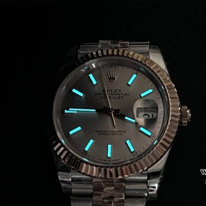 VSF VS3235 DateJust 41mm  Fluted Bezel Champagne Dial RG/SS Jubilee Bracelet - Image 7