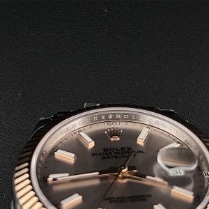 VSF VS3235 DateJust 41mm  Fluted Bezel Champagne Dial RG/SS Jubilee Bracelet - Image 8