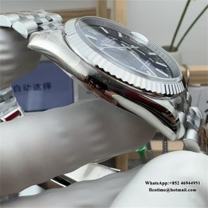 VSF VS3235 DateJust 36mm Fluted Bezel Blue Dial Jubilee Bracelet - Image 5