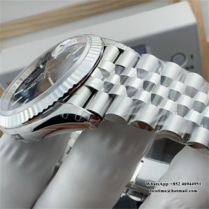 VSF VS3235 DateJust 36mm Fluted Bezel Blue Dial Jubilee Bracelet - Image 9