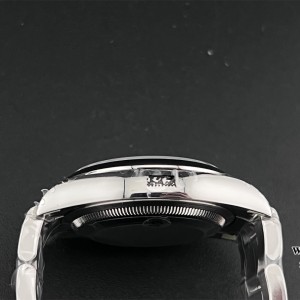 VSF VS3235 DateJust 36mm Wimbledon Smooth Bezel Grey Dial Green Roma Marker Oyster Bracelet - Image 8