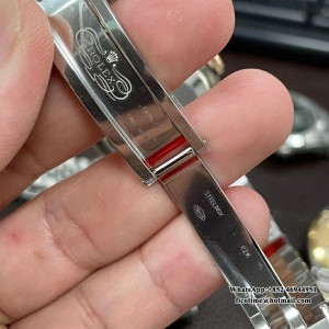 VSF VS3235 DateJust 36mm Fluted Bezel Silver Motif Dial Diamond Marker RG/SS Jubilee Bracelet - Image 9