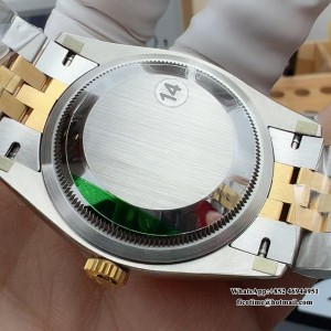 VSF VS3235 DateJust 36mm Fluted Bezel Gold Dial YG/SS Jubilee Bracelet - Image 5