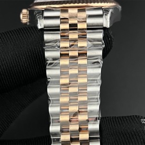 VSF VS3235 DateJust 36mm Fluted Bezel Grey Dial RG/SS Jubilee Bracelet - Image 9