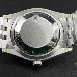 VSF VS3235 DateJust 36mm Fluted Bezel Green Palm Dial Jubilee Bracelet - Image 5
